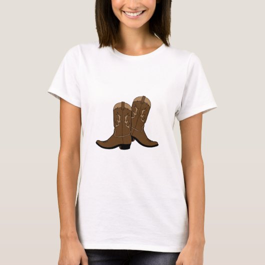 T-shirt Boots de Cowboy (Devant)