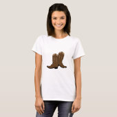T-shirt Boots de Cowboy (Devant entier)