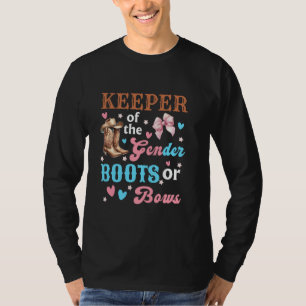 T-shirt Boots or Bows Genre Keeper Of Gender Reveal O