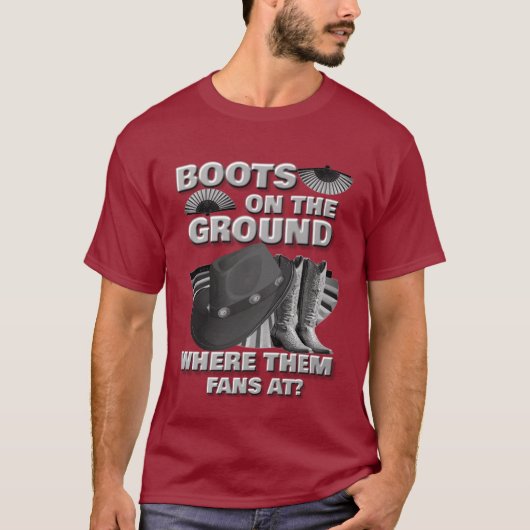 T-shirt BOOTS SUR LE SOL (Gry) (Devant)