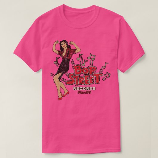 T-shirt Bop Street Records 1979 (Design devant)