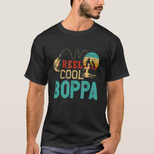 T-shirt Boppa Cool Reel Boppa Bod Vintage De Pêche Pour Bo