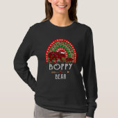 T-shirt Boppy Bear Noël Rainbow Leopard Famille Christ (Devant)