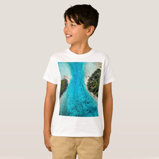T-shirt Bora Bora - Chemin Vers L'Océan (Devant entier)