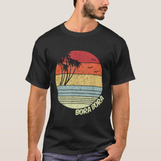 T-shirt Bora Bora Polynésie Française Plage Vacances Souve
