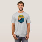T-shirt Borah Peak Idaho Sunrise (Devant entier)