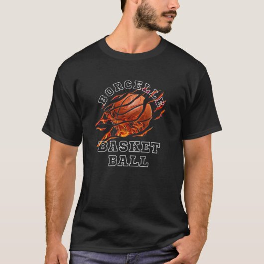 T-SHIRT BORCELLE BASKET BALL (Devant)