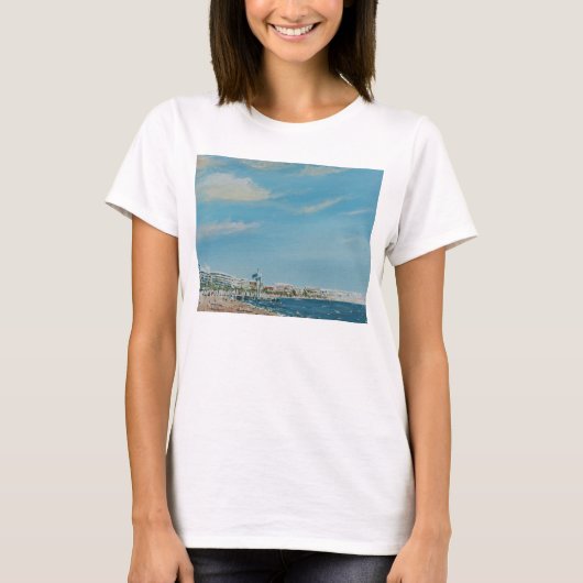 T-shirt Bord de mer de Cannes 2014 (Devant)