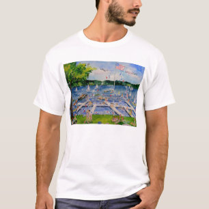 T-shirt Bord de mer de club de garçons et de filles de