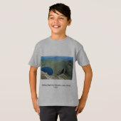 T-shirt Bord de progrès de Helvellyn, secteur de lac, (Devant entier)