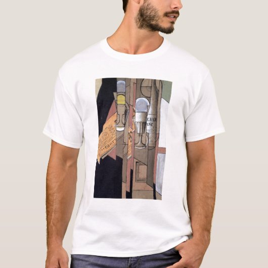 T-shirt Bordeaux blanc, 1913 (gouache et crayon sur le (Devant)