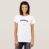 T-shirt Bordeaux France (Devant entier)