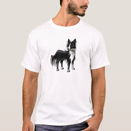 T-shirt Border collie (Devant)