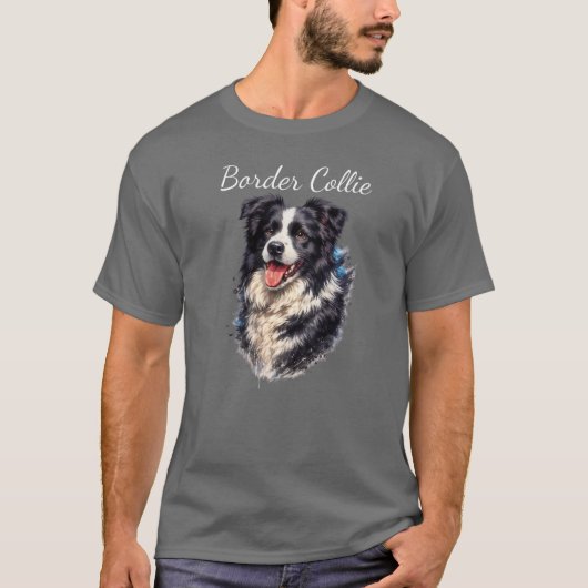 T-shirt Border Collie (Devant)