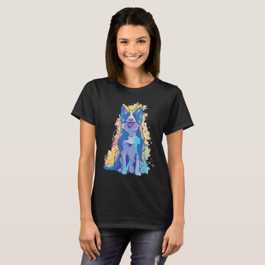 T-shirt Border Collie (Devant entier)