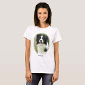 T-shirt Border collie 9A14D-19 (Devant entier)