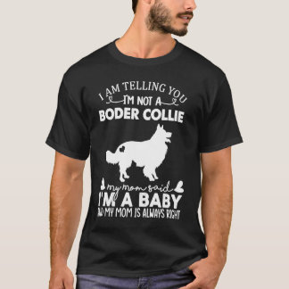 T-shirt Border Collie Dog   For Women Mom Mama Dog
