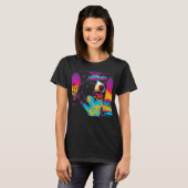 T-shirt Border Collie Dog Sunglasses Party (Devant entier)