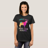 T-shirt Border Collie Dog Worldu2019s Best Border Collie (Devant entier)