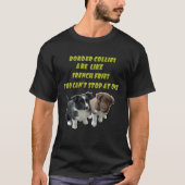 T-shirt Border Collie  French Fries (Devant)
