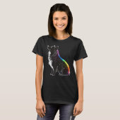 T-shirt Border Collie Gay LGBT Rainbow Flag on Border Coll (Devant entier)