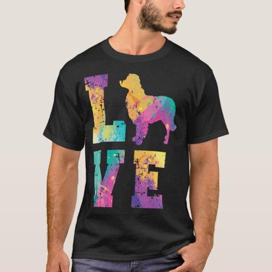 T-shirt Border Collie Love (Devant)