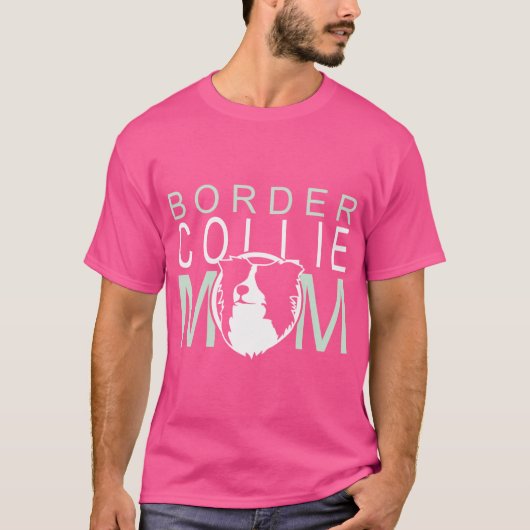 T-shirt Border Collie Mom NickerStickers on Redbubble Rela (Devant)