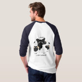 T-shirt Border collie - troupeau d'I… par conséquent je (Dos entier)