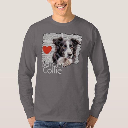 T-shirt Bordure Collie (Devant)