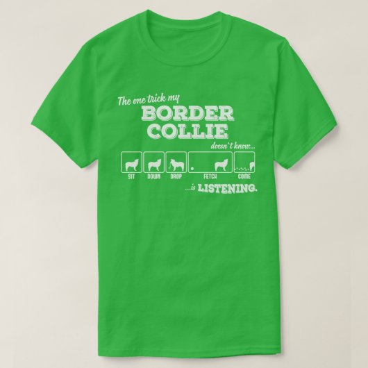 T-shirt Bordure Collie 3 (Design devant)
