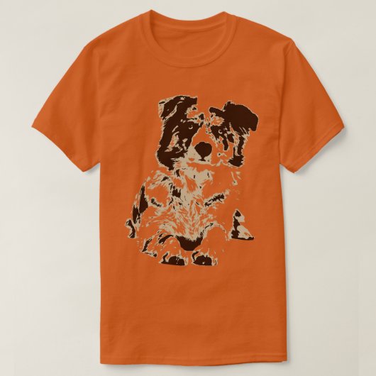 T-shirt Bordure Collie 5 (Design devant)