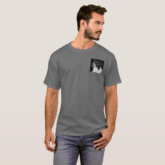T-shirt Bordure Collie - "Ben" 2 (Devant entier)