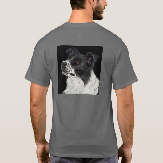 T-shirt Bordure Collie - "Ben" 2 (Dos)