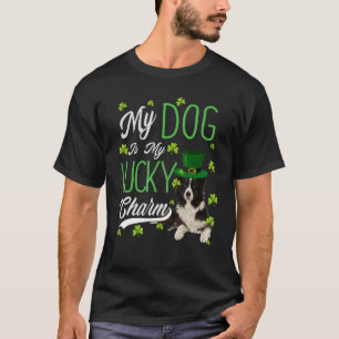 T-shirt Bordure Collie Chien Mon Chien Est Mon Charme Chan