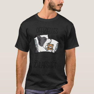 T-shirt Bordure Collie Croustillant Jouet Chien Dormir off