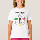 T-shirt Bordure Collie Logique alimentaire personnalisée (Devant)