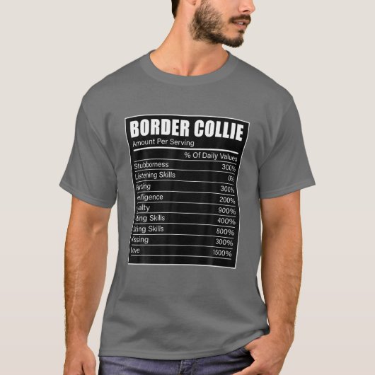 T-shirt Bordure Collie Propriétaire Amoureux des chiens Ch (Devant)