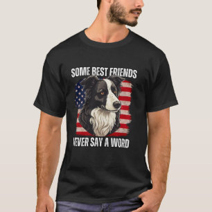 T-shirt Bordure Collie Propriétaire Certains meilleurs ami