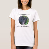 T-shirt Bordure Collie souriant mignon chien  (Devant)