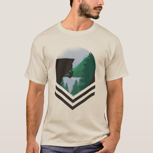 T-shirt Bordure de la nature (Devant)