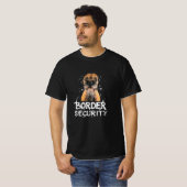 T-shirt Bordure Sécurité Bordure Cadeau Terrier (Devant entier)