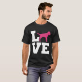 T-shirt Bordure Terrier Love (Devant entier)