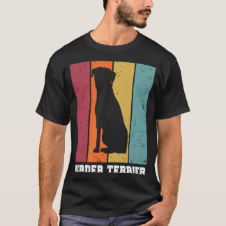 T-shirt Bordure Terrier Vintage 1