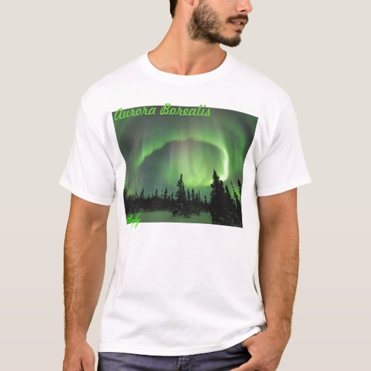 T-shirt Borealis 2 de l'aurore (Devant)
