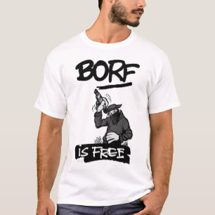 T-SHIRT BORF EST LIBRE