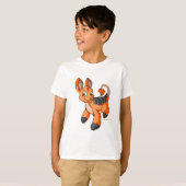 T-shirt Bori Orange (Devant entier)