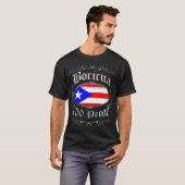 T-shirt Boricua 100 Proof2 (Devant entier)