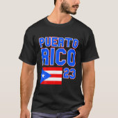 T-shirt Boricua Flag PR Porto Rico Baseball Jersey Rican (Devant)