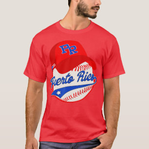 T-shirt Boricua Puerto Rico Porto Rico Baseball
