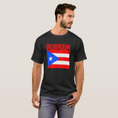 T-shirt Boricua Roots Puerto Rico Pride PR Souvenir Puerto (Devant entier)